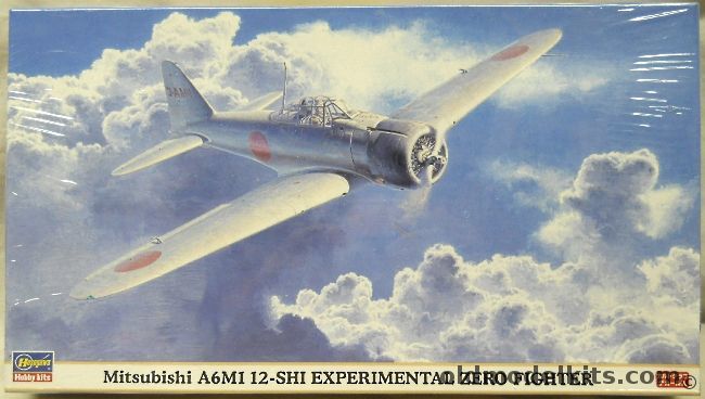 Hasegawa 1/48 Mitsubishi A6M1 12-SHI Experimental Zero Fighter - Zero First Prototype, 09840 plastic model kit